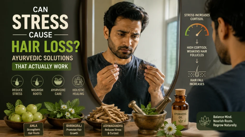 Stress and Hair Loss: Ayurvedic Solutions | Nature Hospital