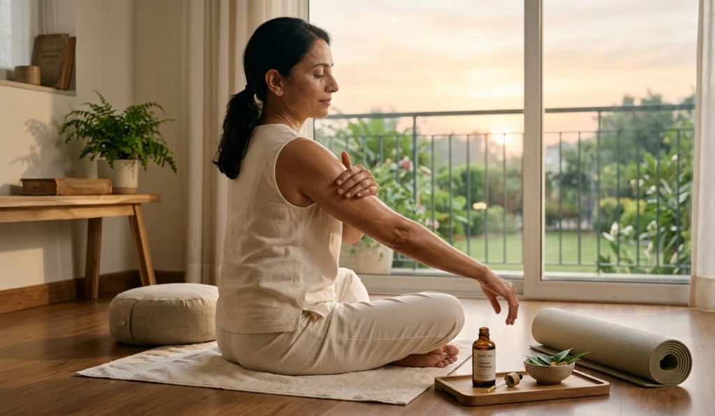 Daily Ayurvedic lifestyle habits supporting long-term psoriasis relief and skin wellness