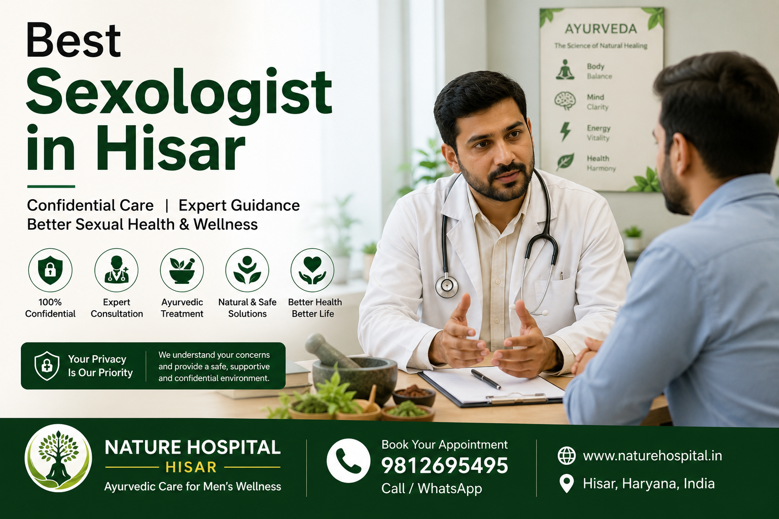 Ayurvedacharya Sexologist in Hisar